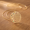 Personalized Birthstone Family Tree Necklace