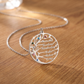 Personalized Birthstone Family Tree Necklace